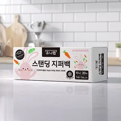 [유니랩] 스탠딩 지퍼백(미니)